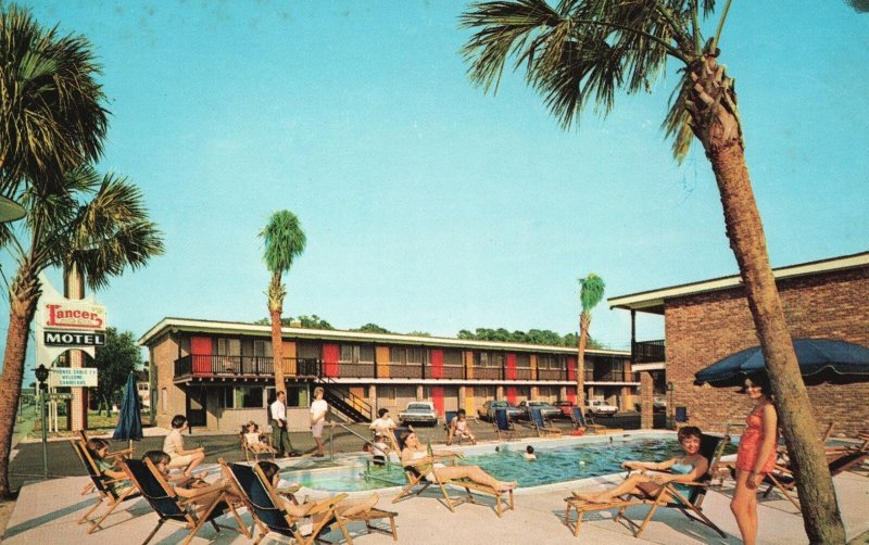 Vintage Postcard Lancer Motel John Nance & J. Cooper Myrtle Beach South Carolina