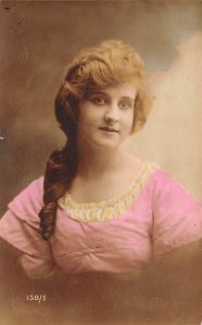 Tinted Glamore Woman Postcard