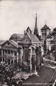 Switzerland Geneve Cathedrale de St Pierre Real Photo