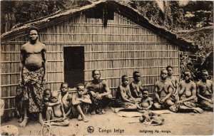 PC INDIGENES KA KONGO ETHNIC TYPES BELGIAN CONGO (a30815)