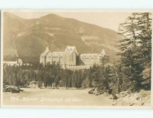 1930's rppc NICE VIEW Banff Alberta AB W0914