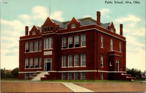 Postcard Public School in Alva, Oklahoma~137006