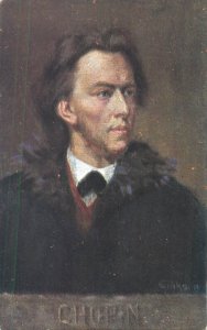 Polish composer and virtuoso pianist of the Romantic period Frédéric Chopin 