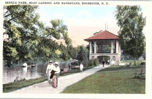 Postcard PARK SCENE Rochester New York NY AI2008