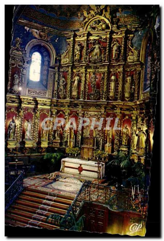 Old Postcard Saint Jean De Luz Church Or took place the marriage of Louis XIV...