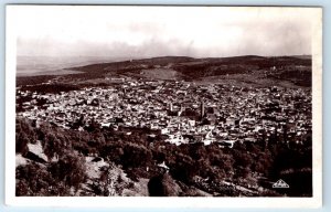 RPPC FES general view from the south MOROCCO Postcard