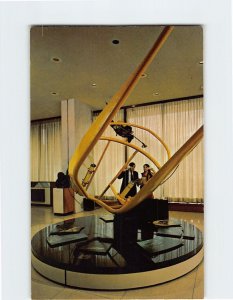 Postcard Gleaming Sea Sled, Explorers Hall, National Geographic Society, D. C.