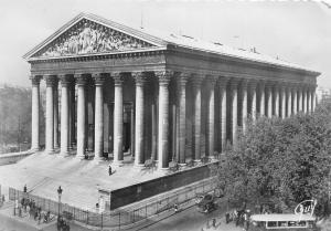 BR12295 Eglise de la Madeleine Paris  real photo france