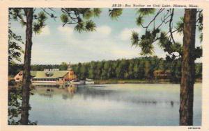 Unused post card. BR-28.  Bar Harbor on Gull Lake, Nisswa, Minnesota