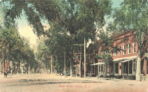 Salem NY Main Street Storefronts Horse & Wagon 1910 Postcard