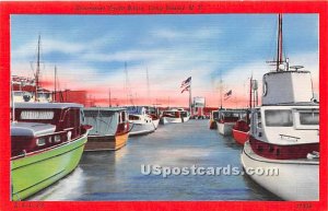 Greenport Yacht Basin - New York NY Postcard