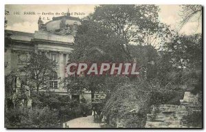 Old Postcard Paris Jardin du Grand Palais