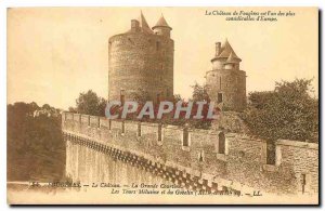 Old Postcard Fougeres Chateau La Courtine The Great Melusine Tours and Goblin