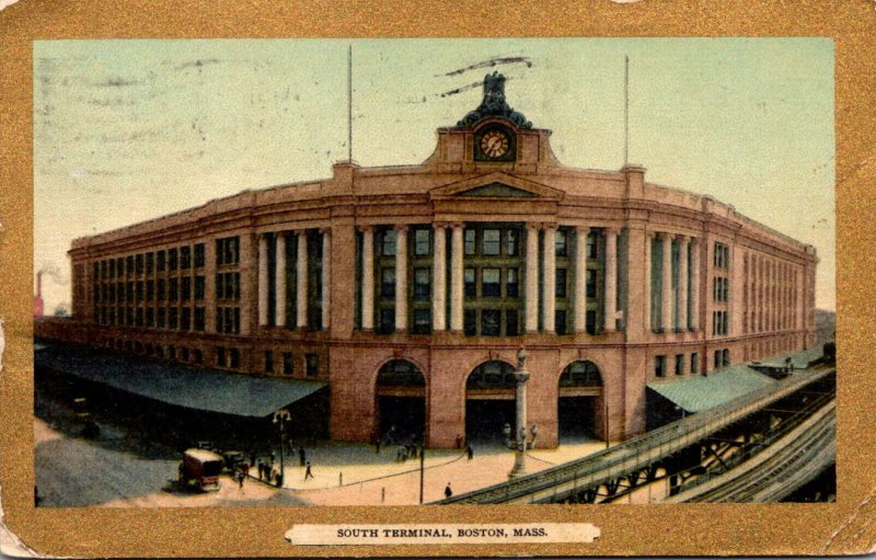 Massachusetts Boston Railroad South Terminal 1910