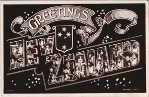 PC NEW ZEALAND, GREETINGS, SCENES, Vintage Postcard (B41596)