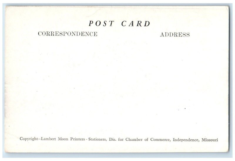 c1940 US Post Office Exterior Building Independence Missouri MO Vintage Postcard