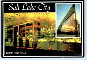 SALT LAKE CITY, Utah UT ~ Night View SYMPHONY HALL  4x6 Postcard