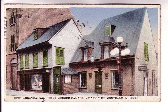 Montcalm House, Quebec,  Used 1934