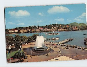 Postcard Wagenbachbrunnen, Lucerne, Switzerland