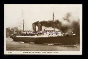 f1547 - Southern Railway Ferry - Engadine , built 1911 - postcard