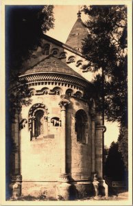 Hungary Jaki Templom Ják Vintage RPPC C096