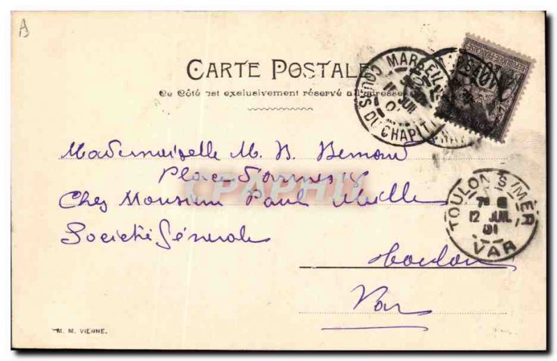 Postcard Old Women Fantasy