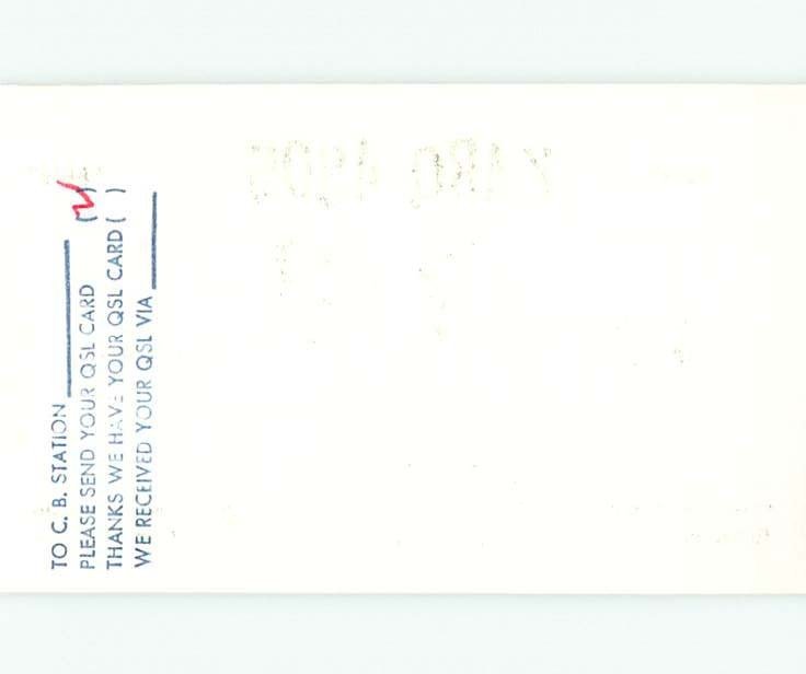 Pre-1980 RADIO CARD - CB HAM OR QSL Berlin New Hampshire NH AH0635