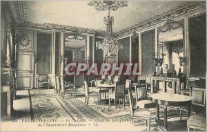 Old Postcard Fontainebleau Chateau Reception of the Empress Josephine Salon