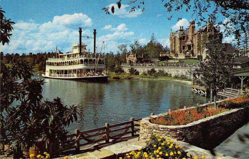 Walt Disney World ,01110216, Cruising the Rivers of America,WDW,Vintage Postcard
