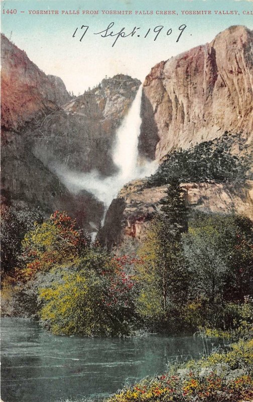 br105629 yosemite falls from yosemite falls creek yosemite valley california