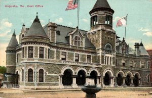 Maine Augusta The Post Office 1911