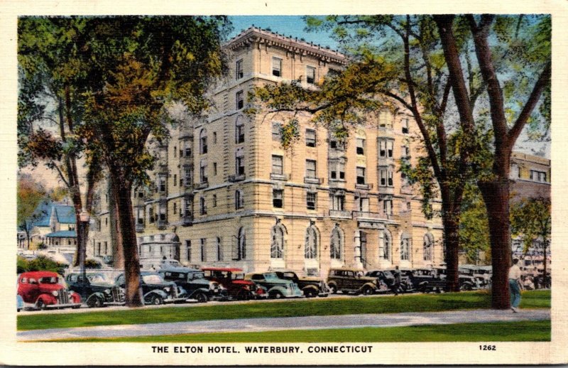 Connecticut Waterbury The Elton Hotel 1938