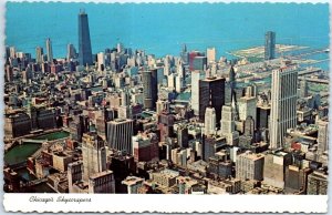 Postcard - Chicago's Skyscrapers - Chicago, Illinois