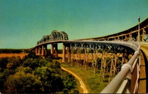 Louisiana New Orleans Huey P Long Bridge Over Mississippi River