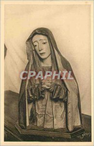 Old Postcard Villandry Castle Loire La Douce France Virgin Alonso Cano and