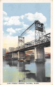 11th Street Bridge Tacoma Washington 1920c postcard 