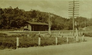 C.1900-10 Rail Road Station Charlotteburg, NJ Vintage Postcard F77