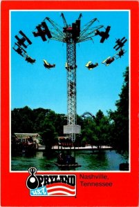 Nashville, TN Tennessee OPRYLAND AMUSEMENT PARK Barnstormer Planes 4X6 Postcard