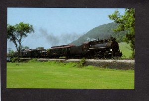 PA East Broad Top Railroad Train Colgate Grove to Rockhill Furnace Pennsylvania