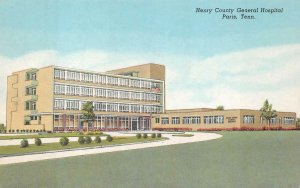 HENRY COUNTY GENERAL HOSPITAL PARIS TENNESSEE POSTCARD (1930s)