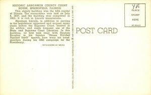 Historic Sangamon County Court House Springfield, Illinois USA 