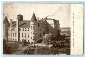 1908 Main Building Iowa Boy's Ind. School Eldora Iowa IA Posted Antique Postcard 