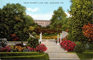 Wisconsin Milwaukee Lake Park Grand Stairway