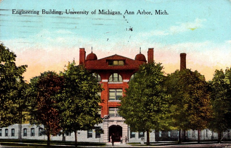 Michigan Ann Arbor University Of Michigan Engineering Building 1914