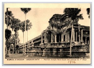 Angkor Wat Ancient Ruins Cambodia Asia UNP DB Postcard Y17