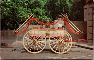 Fire King No. 1 Fire Engine, Chicago Historical Society IL Vintage Postcard U76