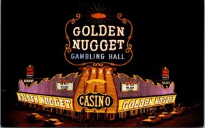 Postcard Golden Nugget Gambling Hall Saloon and Restaurant in Las Vegas, Nevada