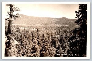 RPPC  Big Bear Lake  California   Postcard