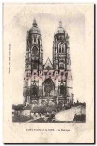 Postcard Old Saint Nicolas du Port Basilica