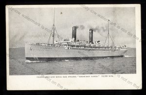 UC183 - Union Castle Liner - Edinburgh Castle - postcard